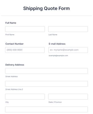 Get a free International shipping quote online .